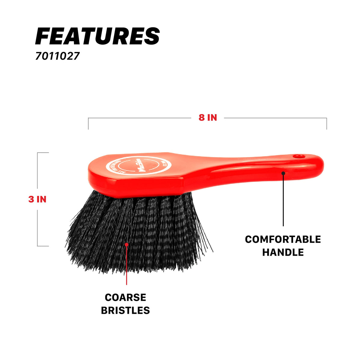 Maxshine Deep Clean Wheel & Carpet Brush — additional product view