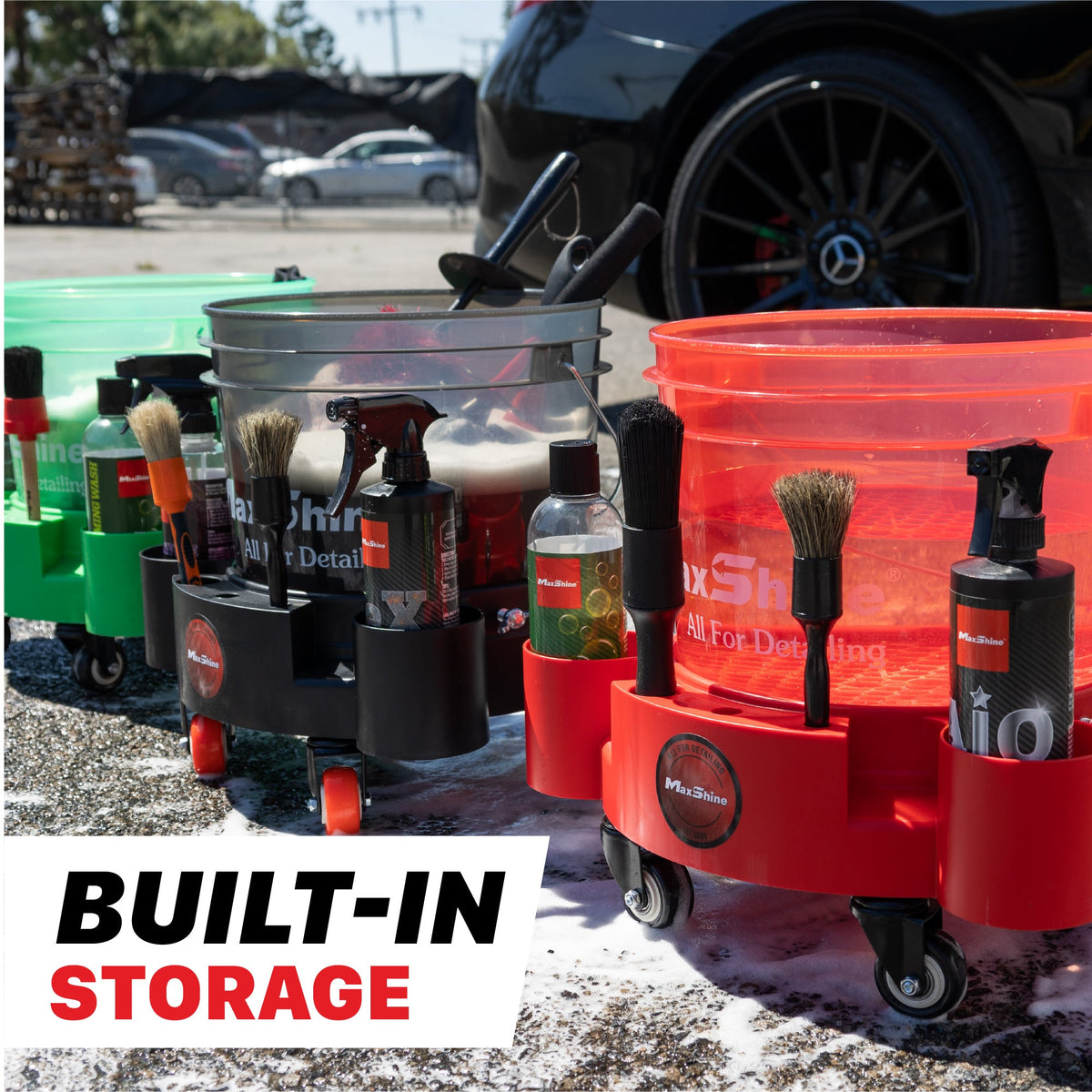 Maxshine Rolling Bucket Dolly — additional product view