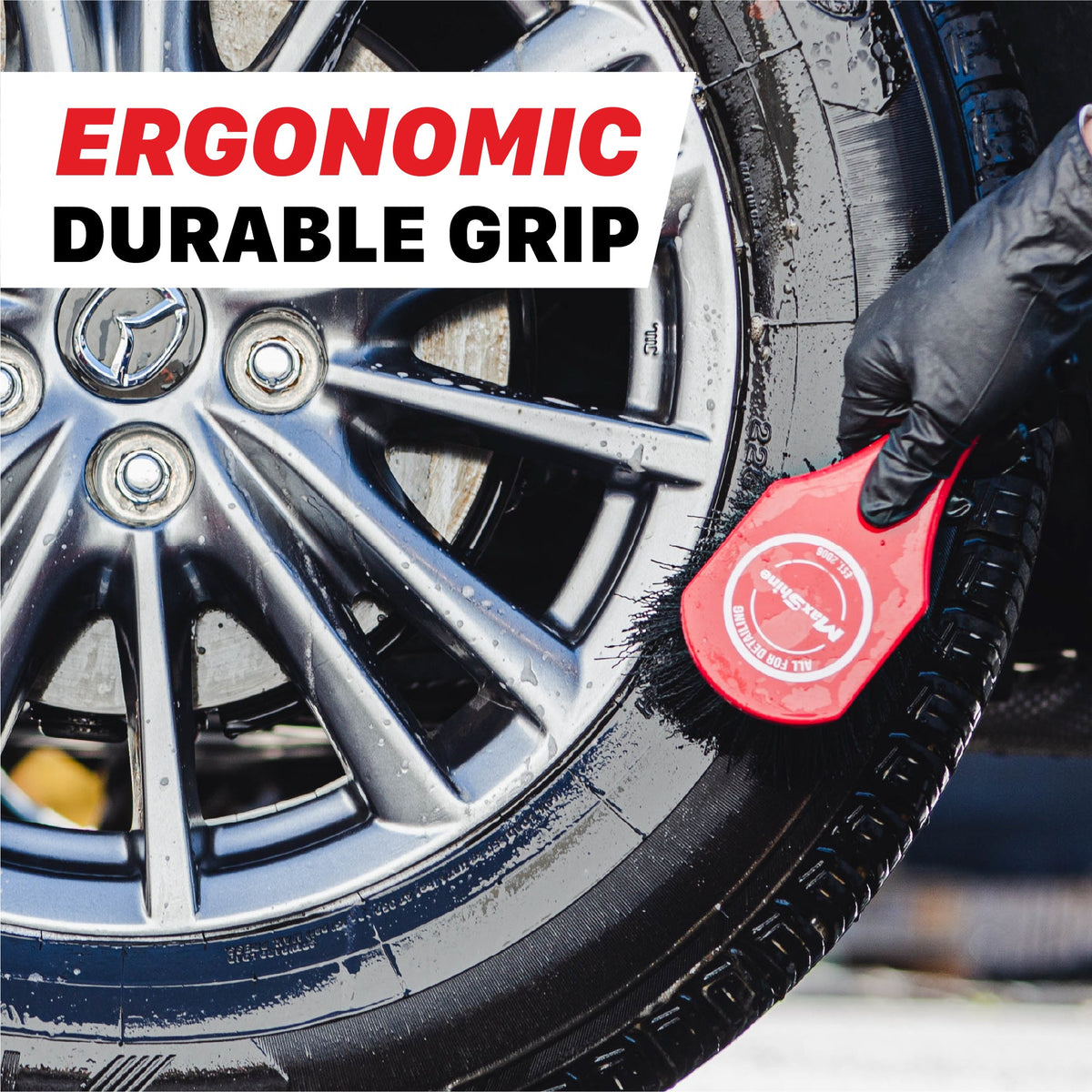 Maxshine Deep Clean Wheel & Carpet Brush — additional product view