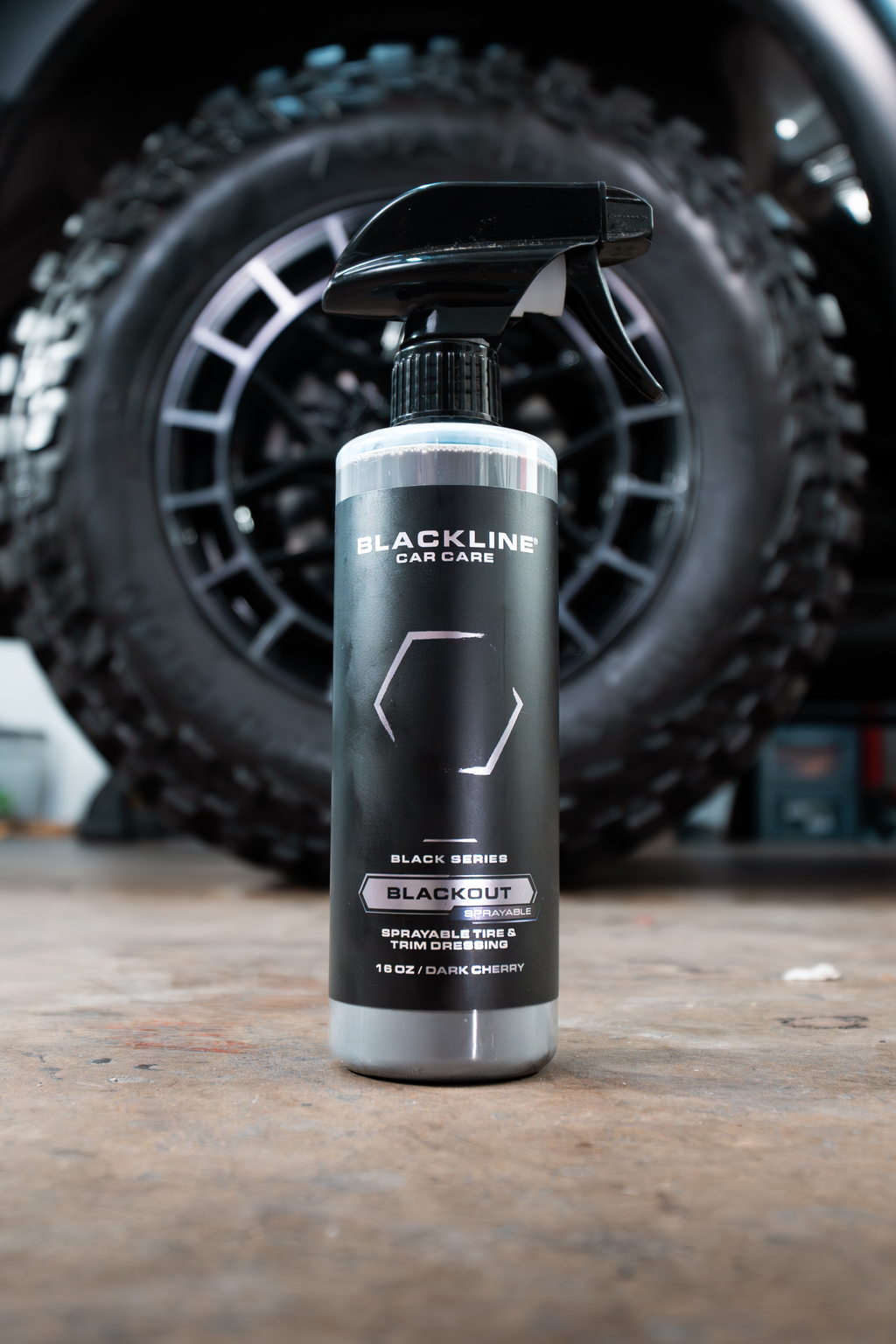 BLACKLINE BLACKOUT TRIM & TIRE DRESSING — additional product view