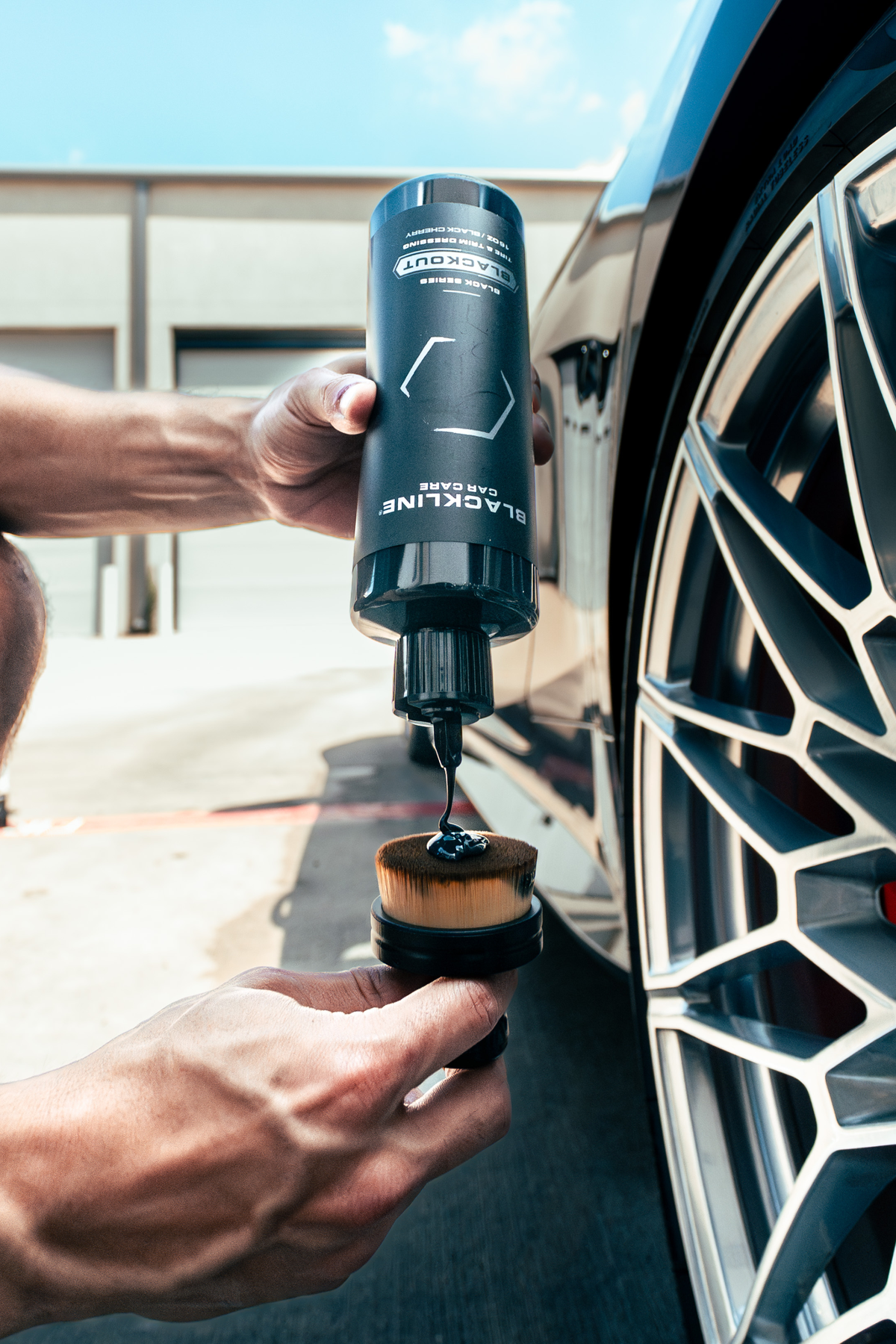BLACKLINE BLACKOUT TRIM & TIRE DRESSING — additional product view