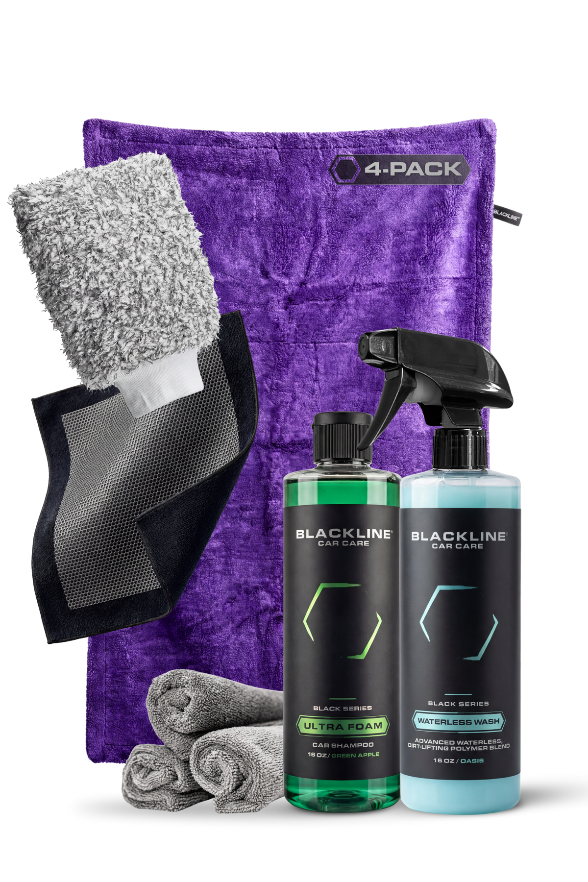 BLACKLINE TWISTED-LOOP DRYING TOWEL — 4-pack option