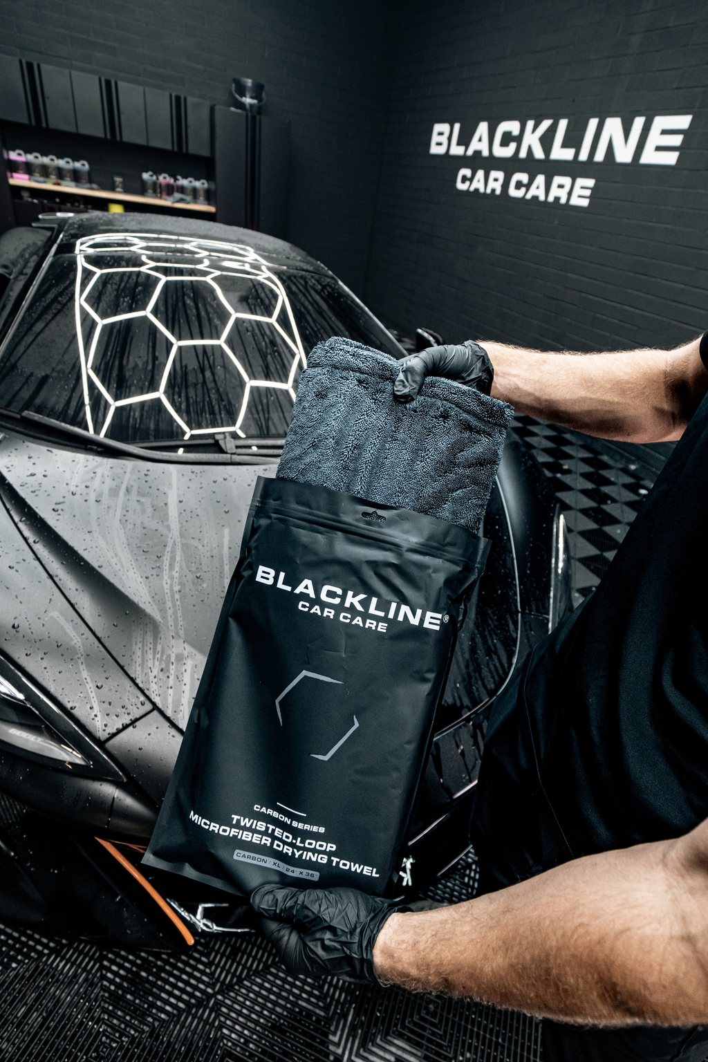 BLACKLINE TWISTED-LOOP DRYING TOWEL — additional product view