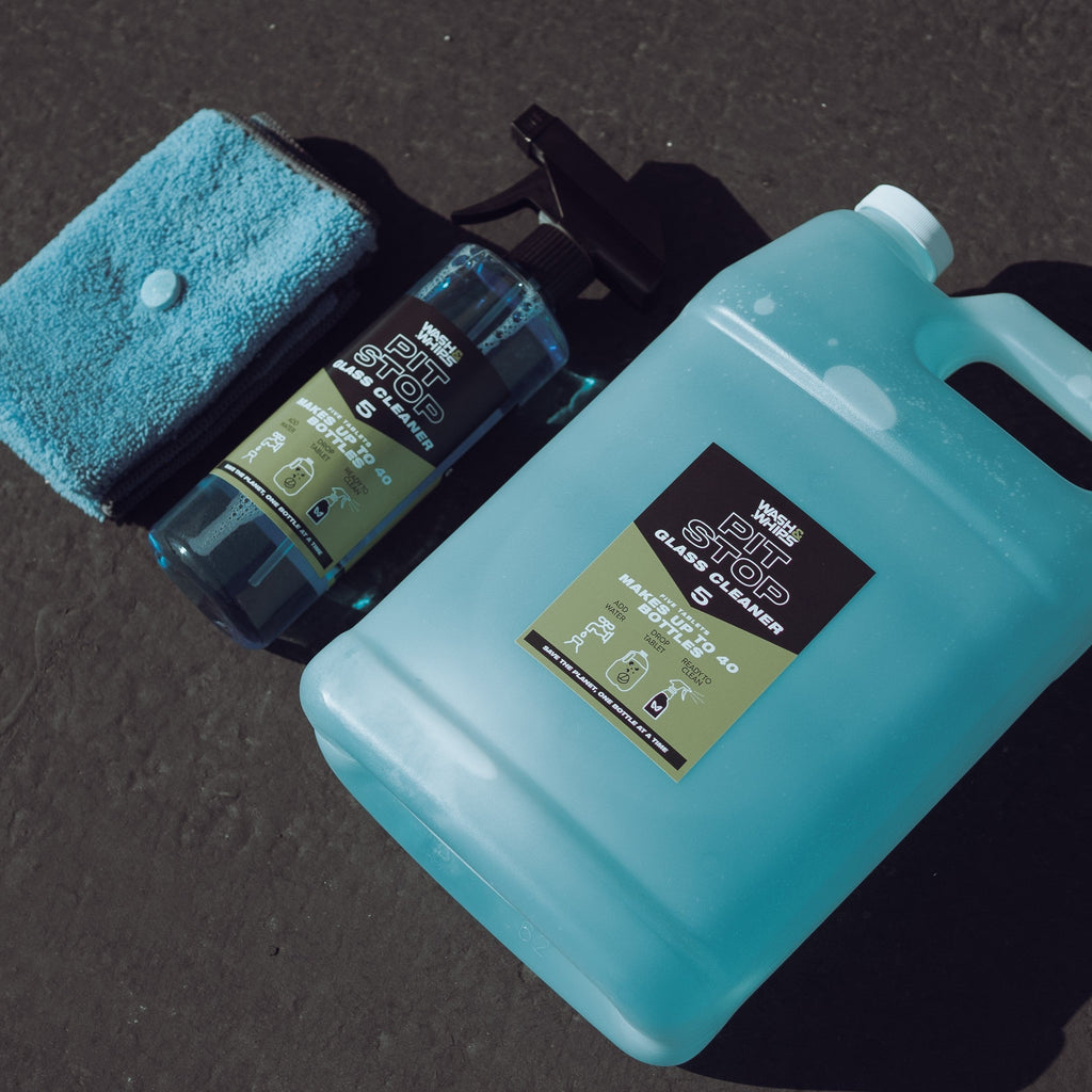 WASH&WHIPS Pit Stop Glass Cleaner / All Surface Cleaner Refill Tablets (Makes 5 Gallons) — additional product view