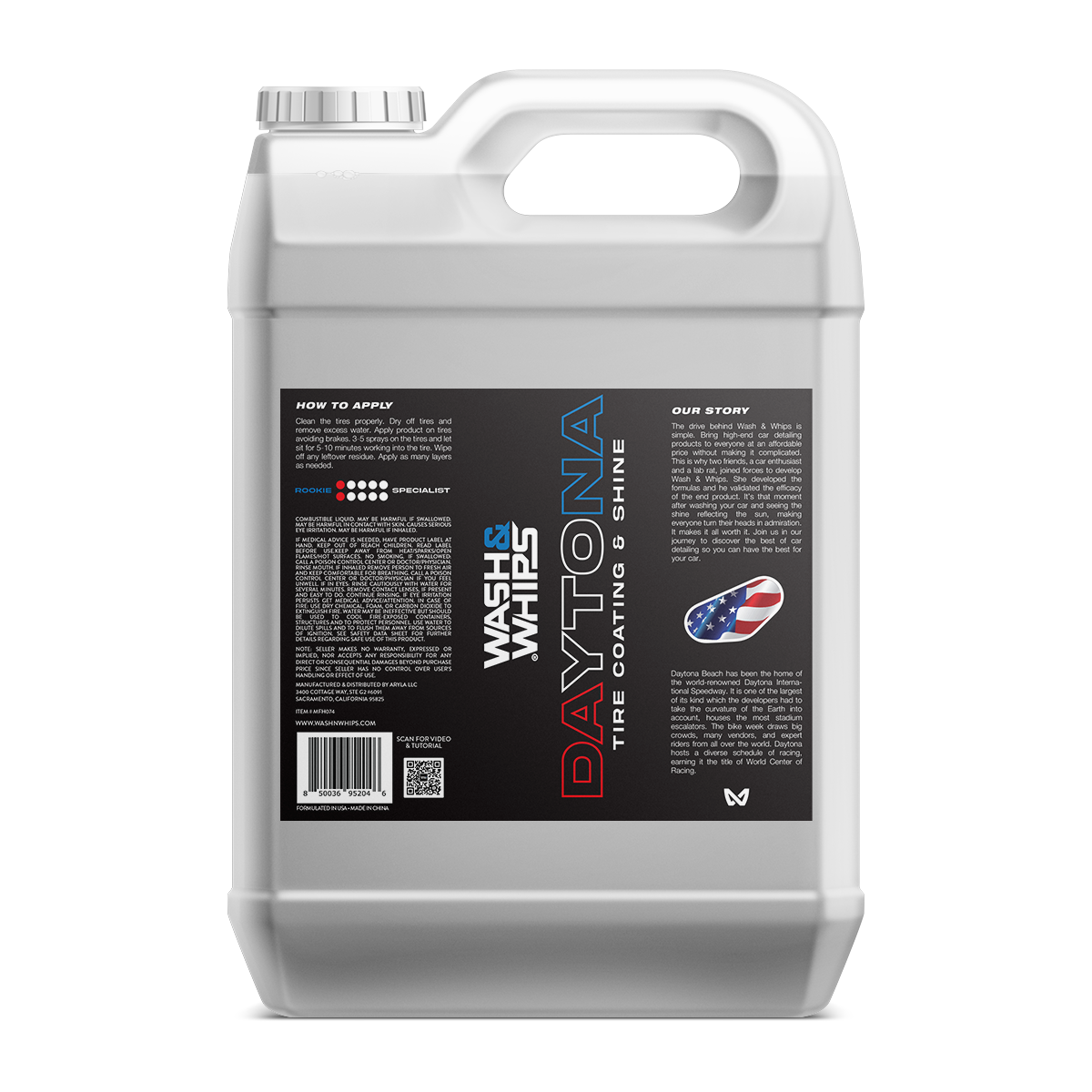 WASH&WHIPS Daytona Tire Coating & Shine — additional product view