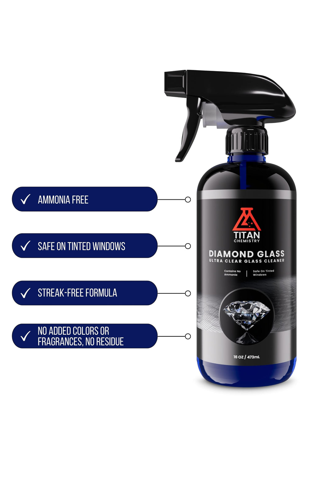 Diamond Glass - Ultra Clear Glass Cleaner — additional product view
