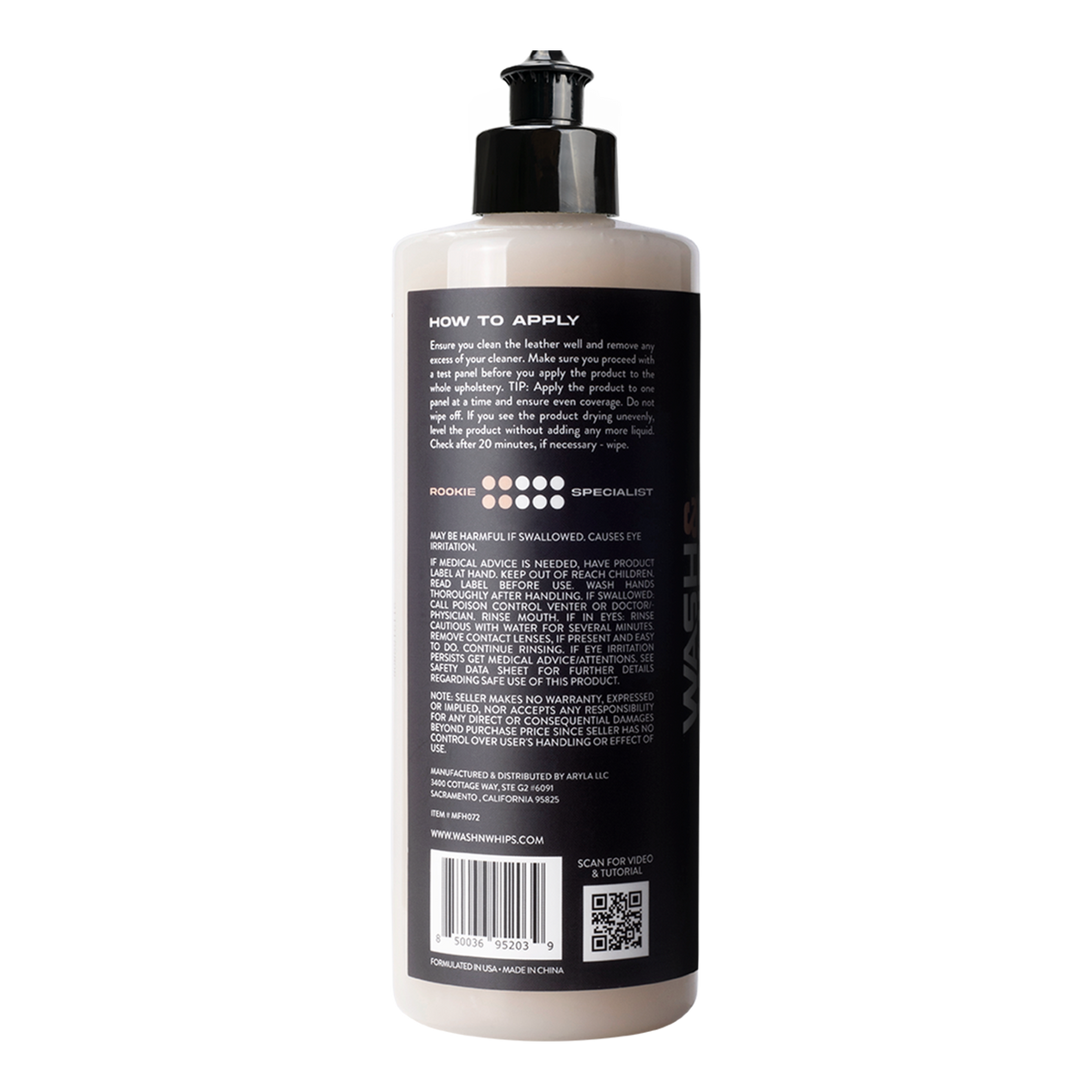WASH&WHIPS Monza Leather Coating & Conditioner — additional product view