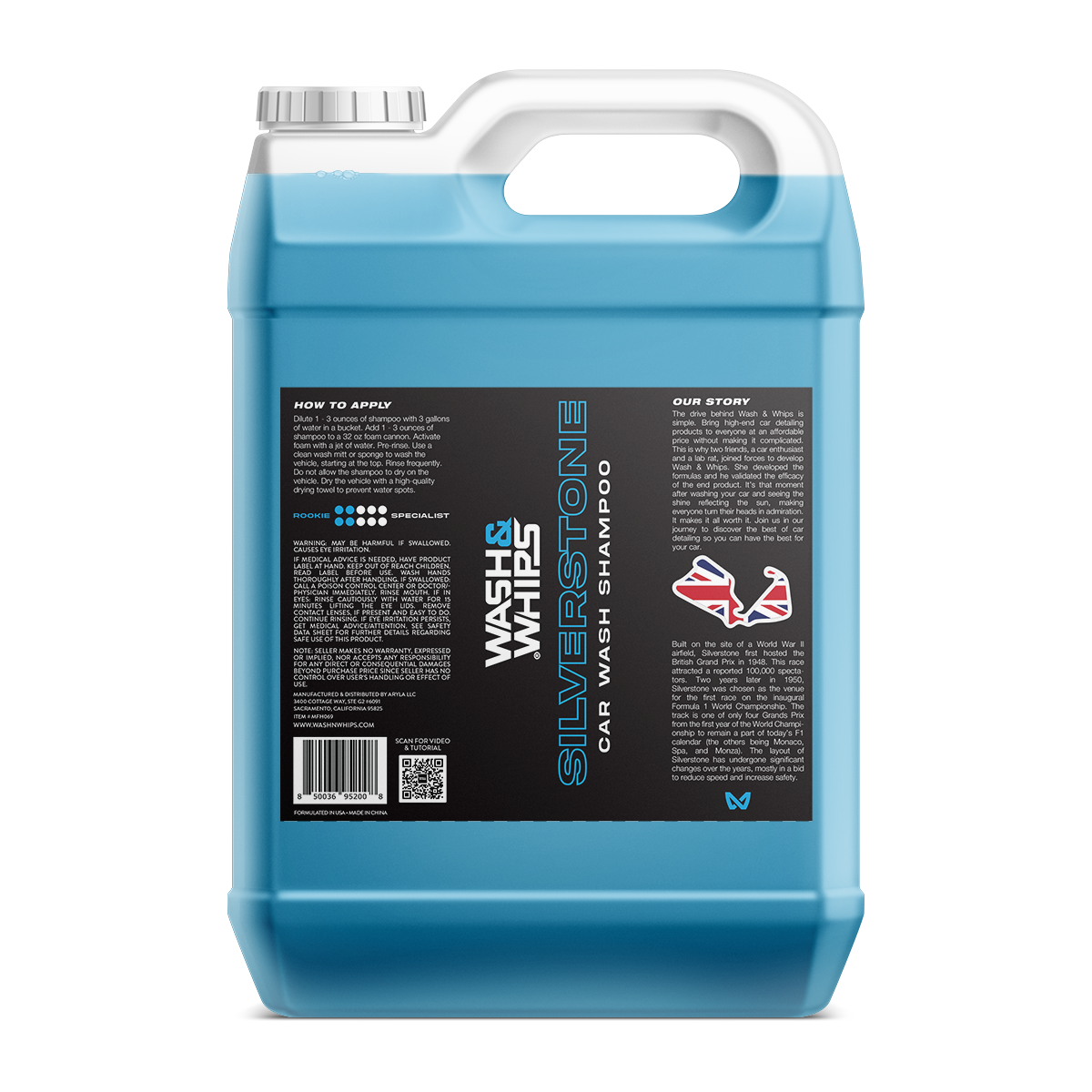 WASH&WHIPS Silverstone Car Wash Shampoo — additional product view