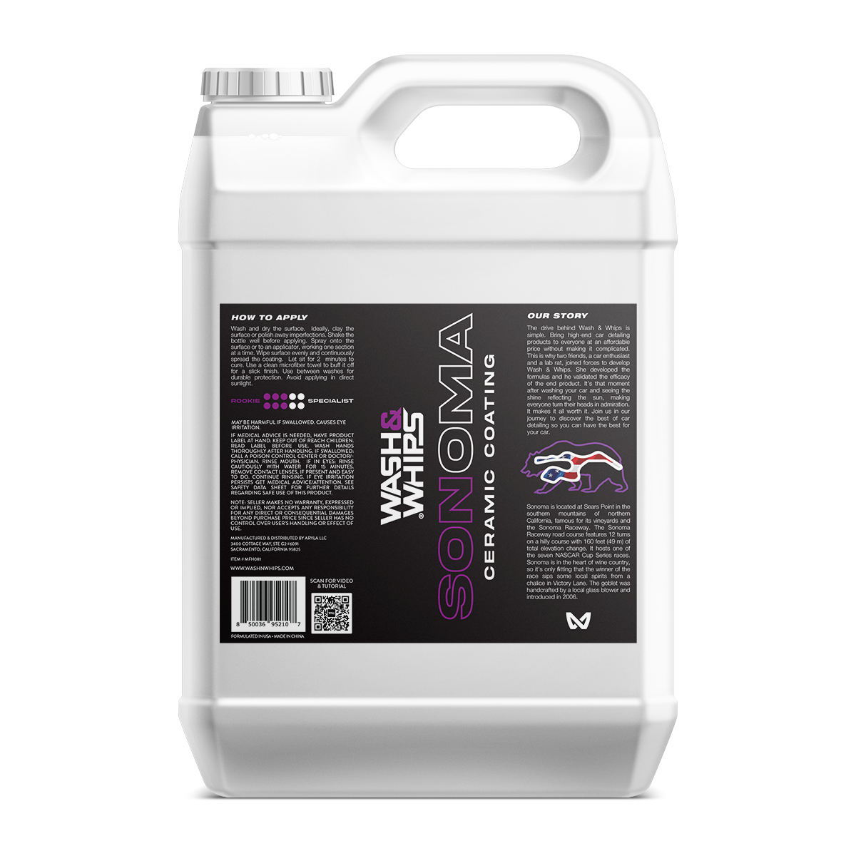 WASH&WHIPS Sonoma Ceramic Finishing Coating Spray - 9H — additional product view
