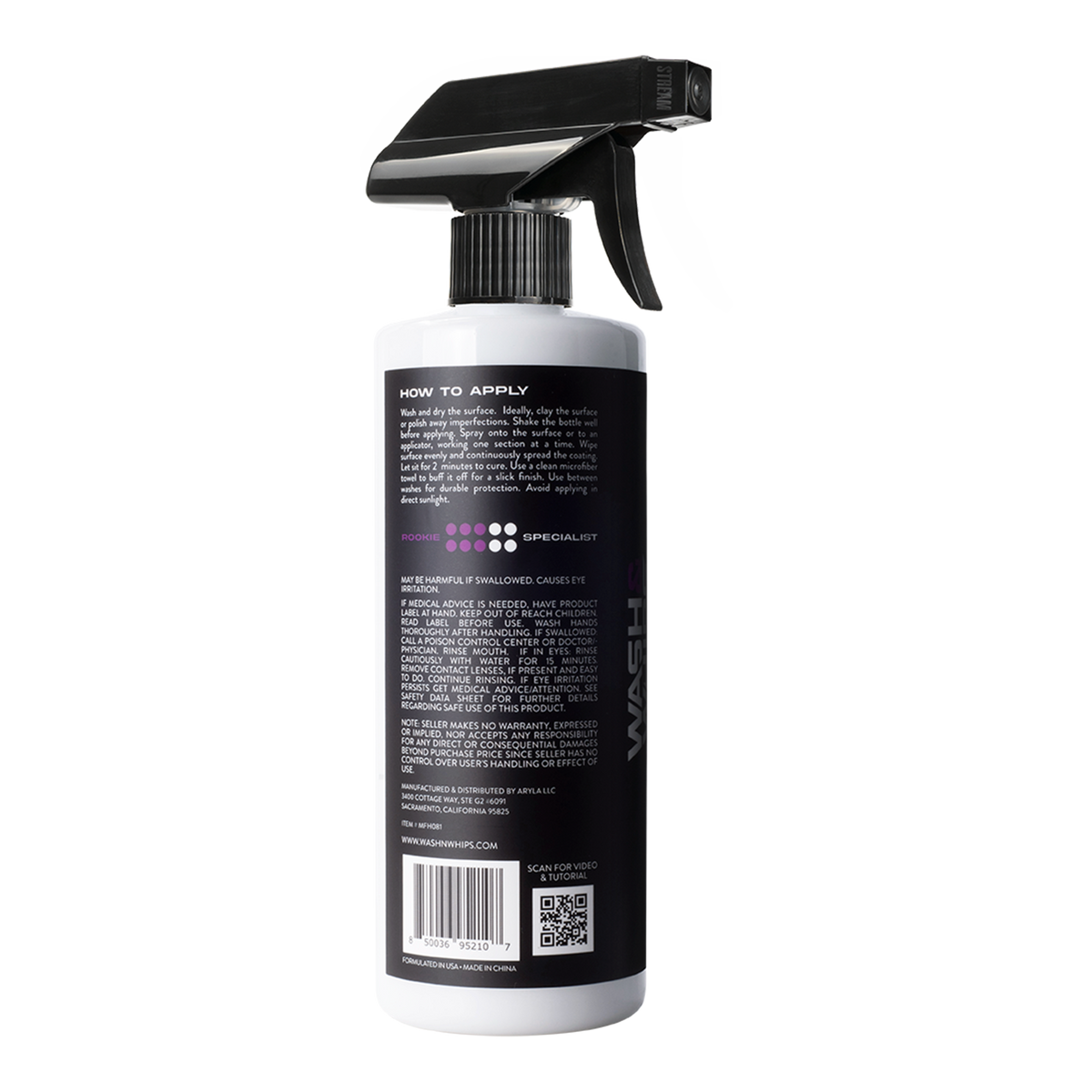 WASH&WHIPS Sonoma Ceramic Finishing Coating Spray - 9H — additional product view