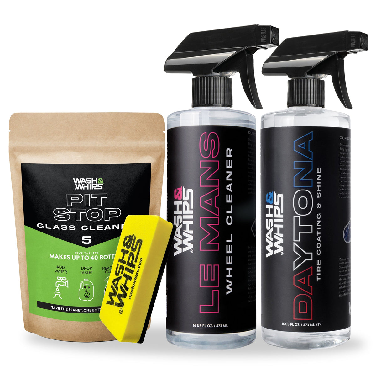 WASH&WHIPS Wheel & Tire Wash & Shine Kit - $48 Value — main product image